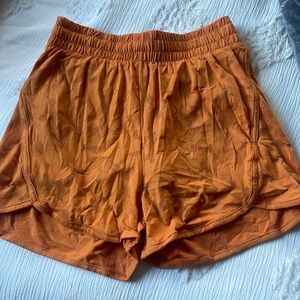 Burnt Orange Nike shorts